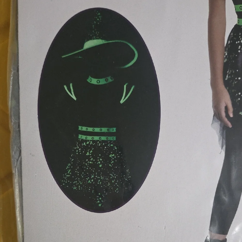 Glow-in-the-Dark Witch Costume for Kids